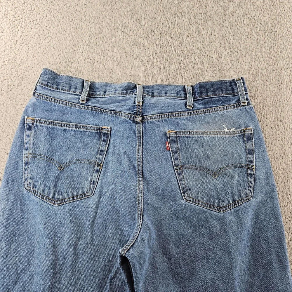 Levi's 550 Jeans Mens 38x30 Blue Relaxed Fit Tapered Leg‎ Classic Baggy